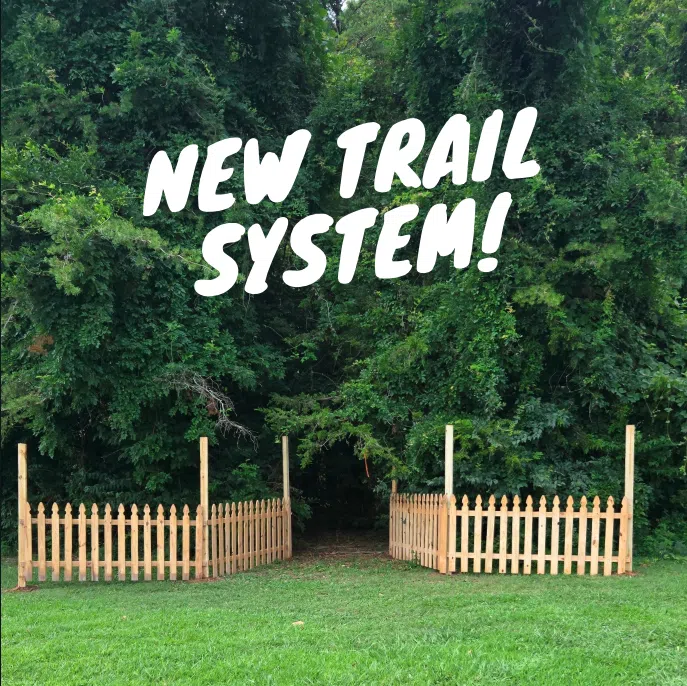 Trailhead from raccoon mountain caverns and camprgound