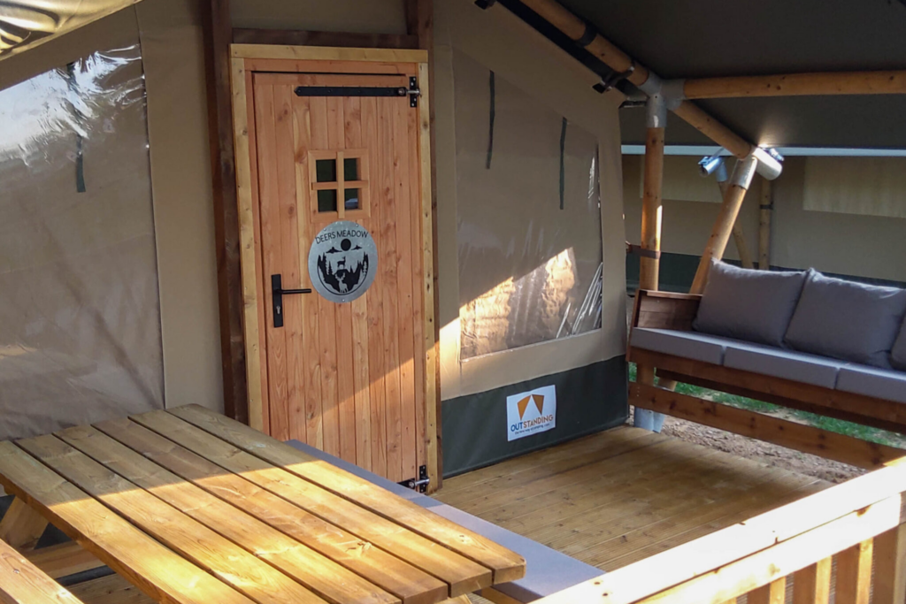 Rates 18 Glamping Tent Porch